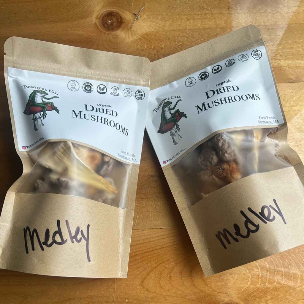 Organic Dried Mushrooms - Medley