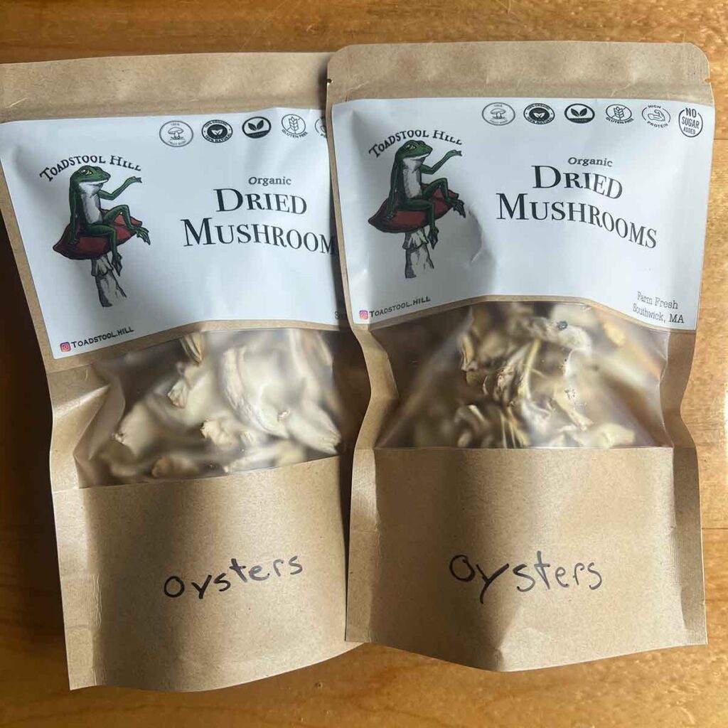 Organic Dried Mushrooms - Oysters
