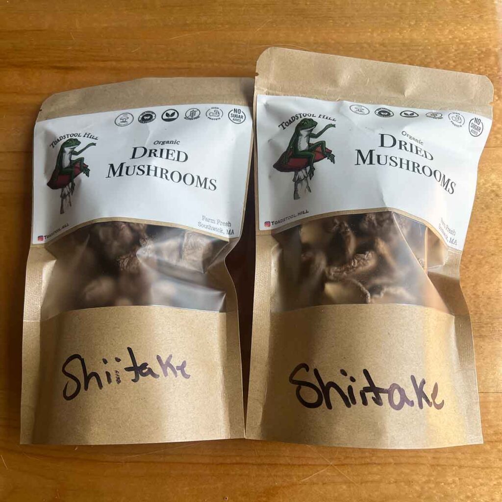 Organic Dried Mushrooms - Shiitake